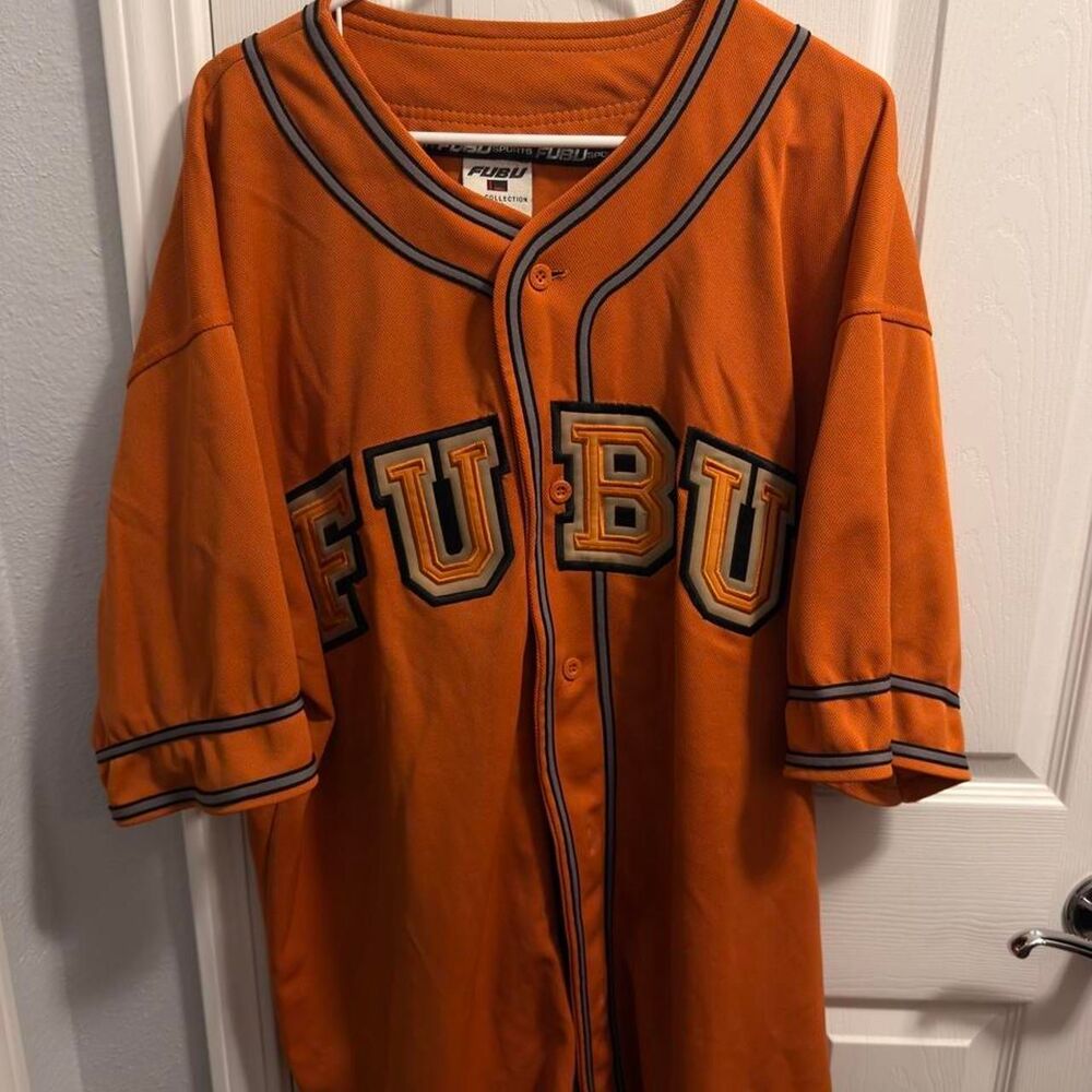(1998-2002) FUBU The Collection Baseball Jersey - XXL